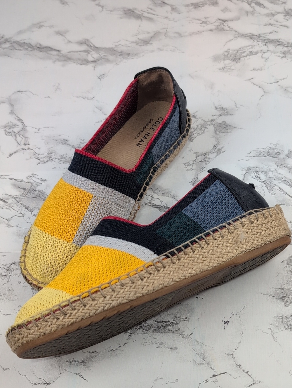 Cole Haan Cloudfeel Stitchlite Colorblock Espadrilles Size 6.5B
